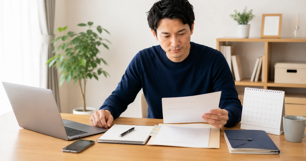 結婚相談所の契約書と退会手順を落ち着いて確認する30代男性